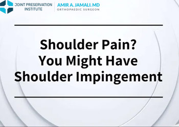 Shoulder Pain? You Might Have Shoulder Impingement