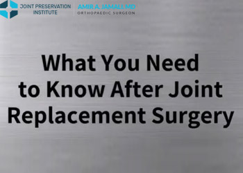Tips for my patients after joint replacement, to help you recover at home